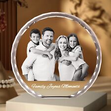 Birthday Gift Idea, Anniversary Gifts, Personalised 3D Crystal Photo Frame Gift picture