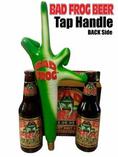 BAD FROG BEER Tap Handle, NEW, Beer knob, Bad Frog Tapper - Beer Handle picture