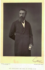 Edward Robert Bulwer-Lytton, 1st Earl of Lytton, Photo. Walery Vintage print, picture