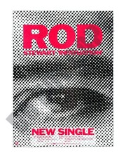 1984 Rod Stewart Infatuation New Single Magazine Promo Ad 8x10 Photo picture
