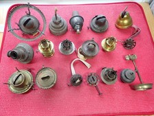 Antique Vintage Seventeen (17) Miscellaneous Kerosene Lamps & Lantern Burners picture