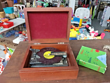 Vintage Thorens Disc Music Box with 9 Discs; Made in Switzerland picture