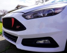 Ford Focus St  Fangs For Honey Comb Grill 2016,2017. RED Fangs, Halloween picture