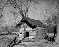 OLD ABANDONED SLAVE CABIN in Missouri, Vintage Photo Reprint picture