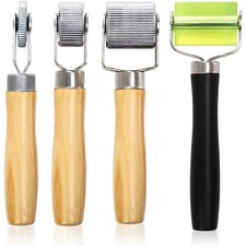4-Pack Car Sound Deadening Roller Tool with Bearings, Seam Roller for Sound picture