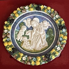 ADORATION by ANDREA DELLA ROBBIA River Shore Collector Plate 1534/5000 Excellent picture