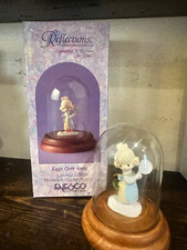 Enesco Reflections Pewter Angel Figurine Limited Edition Miniature 1990s picture