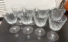 Baccarat Clear Cut Crystal Stemmed Wine Glass Set, 8-Piece 6 oz picture
