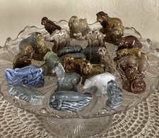 Vintage Wade Whimsies Red Rose Tea Collectible Figurines Lot of 27 Pieces picture