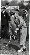 Golfer Watching Ball - Muirfield Scotland Shooting A Sensation 1935 Old Photo picture