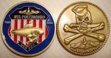USS PORTSMOUTH SSN-707  NAVY SUBMARINE CHALLENGE COIN picture