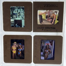 Lot Vintage 70s 80s Photo Slide Pro Photographer Model Military Surf G2U picture