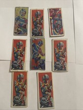 Vintage 1970s Android Kikaider Menko Cards Lot of 8 Japan Showa Retro Tokusatsu picture