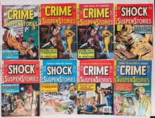 Crime - Shock SuspenStories Lot ☆8 1-26 RP*NM VF 1973-92 Johnny Craig Wally Wood picture