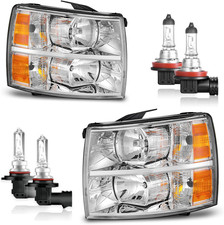 Halogen Headlights for 2007-2013 Chevy Silverado 1500 picture