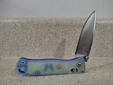 Bench Made Bugout 535-1901 Limited Edition Folding Knife Blue and Translucent picture