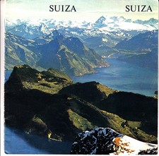 Suiza Switzerland 1960s Vintage Tourism Booklet in Spanish Color Photographs picture