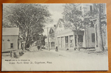 North Water St., Edgartown MA postcard dtd 1908 picture
