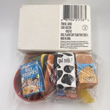 VTG 2002 Kellogg's Team Tony 20-Piece Cereal Breakfast Mini Play Set OPEN BOX. picture