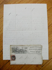 CIVIL WAR 55TH ILLINOIS LETTER TO COMRADE 1865 W TELEGRAPH  ILLUS COVER picture