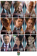 THE X-FILES Season 10 - 10 Card Character Promo Set - Fox Scully Skinner picture
