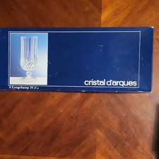 Cristal d'Arques Longchamp Lead Crystal Wine Glasses Set of 6. (5) 6