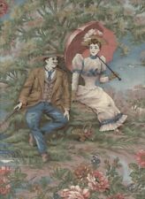 Cranston Print Works Vintage Toile The Cloth Company Fabric Reproduction picture