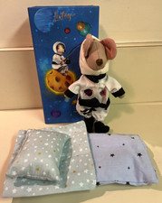 Levlovs Mouse in a Box Collectible Astronaut Space Plush with Blankets Pillow picture