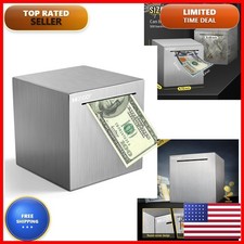 hizgo Adult Piggy Bank Stainless Steel 4.72 inch picture