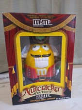 M&M Yellow Nutcracker Sweet Candy Dispenser Holiday Official Limited Edition NIB picture