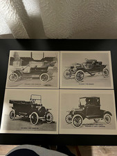Ford Model T & Model F Vintage Automobile Prints, Black & White picture