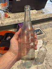 BROWN-BELLE BOTTLING CO. CLEAR 12 OZ SODA BOTTLE 1940s BIRMINGHAM, ALABAMA picture