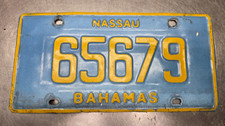 Vintage Bahamas Nassau Bahama 65679 License Plate Car Truck Van Vehicle picture