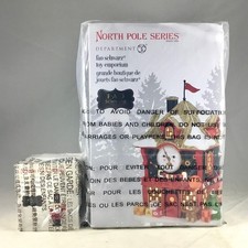 Dept 56 Set of 2:  FAO SCHWARZ TOY EMPORIUM + READY FOR DUTY  North Pole Village picture