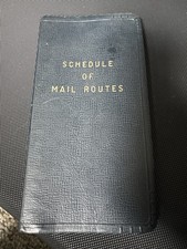 Schedule of Mail Routes 1956 OH/IN/KY Region Vintage Postal History USPS RMS picture