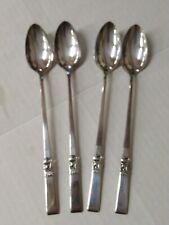 Oneida Community Silver-Plated MORNING STAR 1948 Ice Tea Spoon lot of 4 picture
