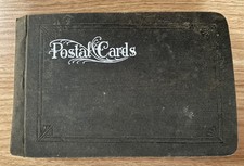 Antique Vintage Postcard Album 50ct early 1900's posted & unposted picture