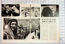 1958 Lebanon Crisis UN Middle East Magazine Article Photos Ephemera picture