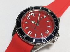 Original Mechanical Style Diver Watch Red Sweep Second Hand Unused Unique picture