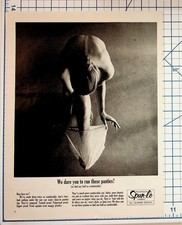 Vintage Spun-lo Panties Ad 1950s Lingerie Fashion Ephemera New York picture
