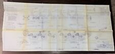 Official U.S. Army Tank Schematics Blueprints 1979 47” X 21” Readiness Command  picture