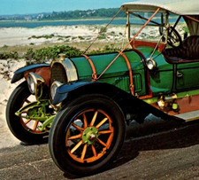 * VTG Postcard 1913 Pope Hartford Roadster Auto Plantation Of Sandwich MA picture