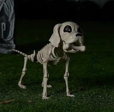 Halloween Dog Skeleton Full Body Posable Joints Realistic Skeleton Puppy picture