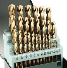 29Pcs Cobalt Drill Bit Set 1/16-1/2 M35 picture