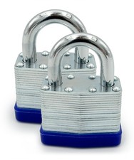 NOT A LOCK 11134P/2PK 2 PK Silver picture