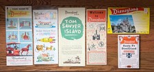1956-1958 Disneyland Ephemera Lot Bank of America Map Tom Sawyer Kodak Vintage picture