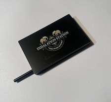 Inhalation Station 7 Slot Snuff Powder Wallet Box Built In Straw The Nose Knows picture