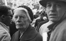 Dorothy Day At Anti-War Rally 1965 OLD PHOTO picture