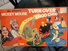 Vintage 1970s Disney Mickey Mouse Turnover Choo Choo Train ILLCO FACTORY SEALED picture