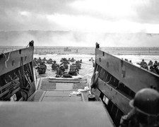 1944 THE BATTLE OF NORMANDY Glossy 8x10 Photo World War II Print WWII D-Day picture